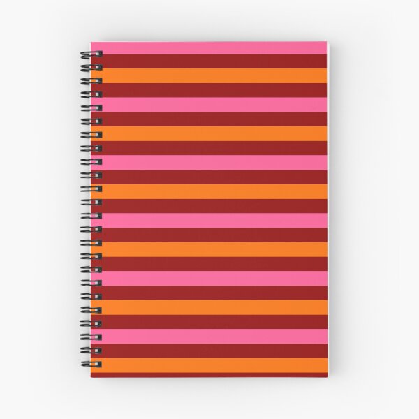 Item preview,  Orange And Pink Stripes Design Red  designed and sold by PatternTitan.