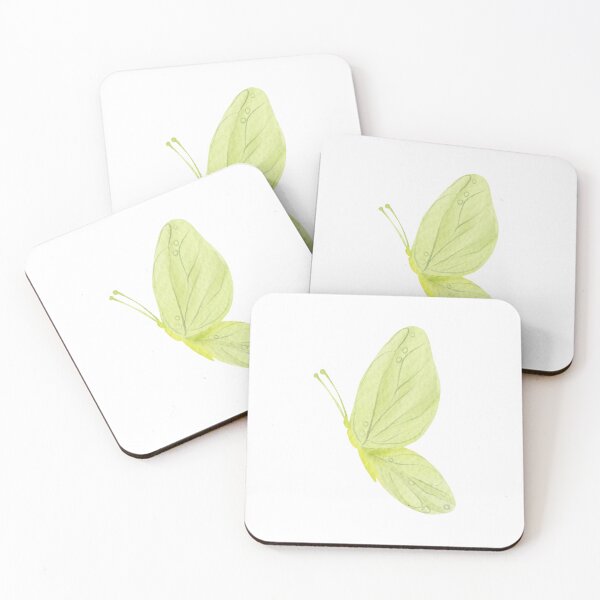 Item preview, Soft Lime Green Watercolor Butterfly designed and sold by Sagi Jane Art.