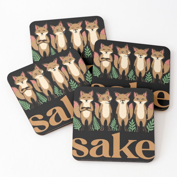 Item preview, For Fox Sake Funny Four Foxes Woodland Animal Humor designed and sold by HaytamShop.
