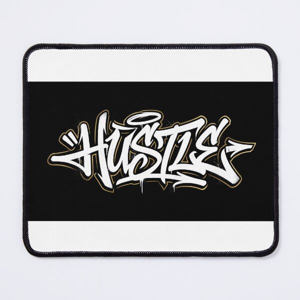 Item preview, Hustle Graffiti Street Art - Dark Urban Lettering Graphic designed and sold by MissoStudio.