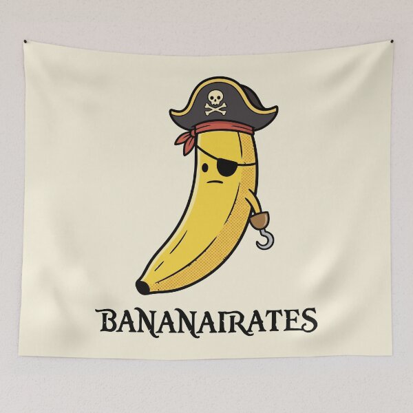 Item preview, Bananairates Cute Banana Pirate Ahoy Matey designed and sold by Amir Faysal.