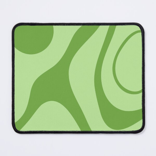 Item preview, Retro Green Groovy Abstract Wavy Pattern designed and sold by jianina-alondra.