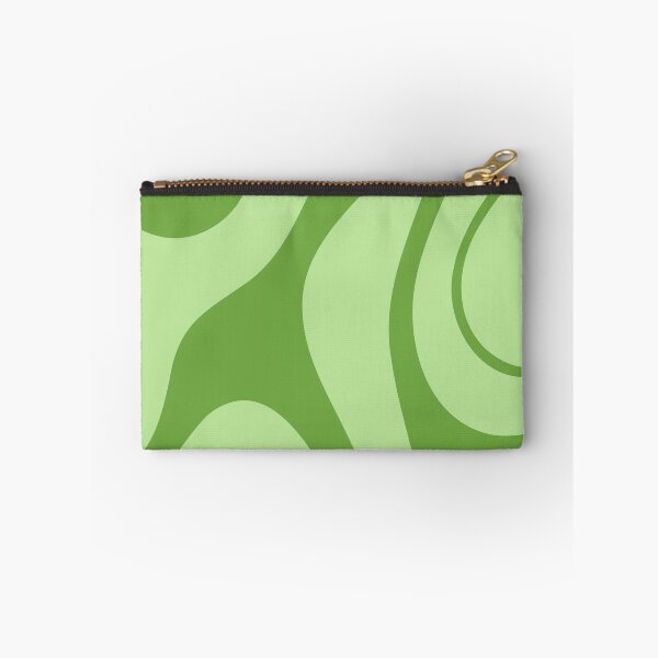 Item preview, Retro Green Groovy Abstract Wavy Pattern designed and sold by jianina-alondra.