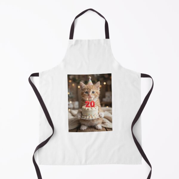Item preview, Kitten cat kitty 20th birthday cute adorable cake party baby kawaii designed and sold by CheeseBlueprint.