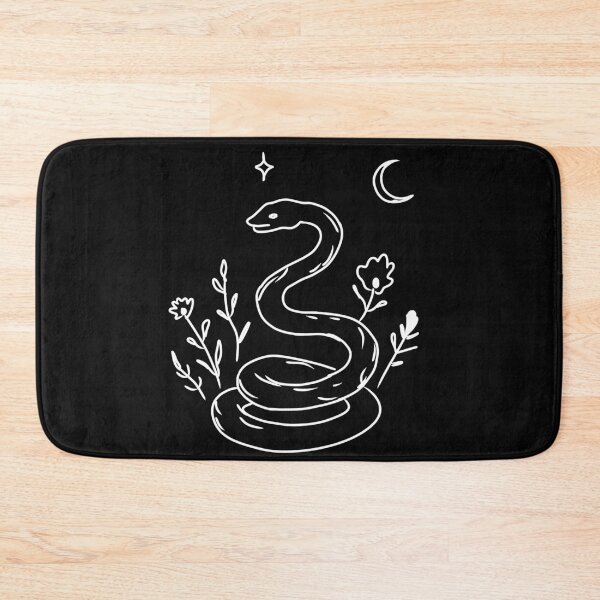 Item preview, curvy snake under the moon designed and sold by whimme.