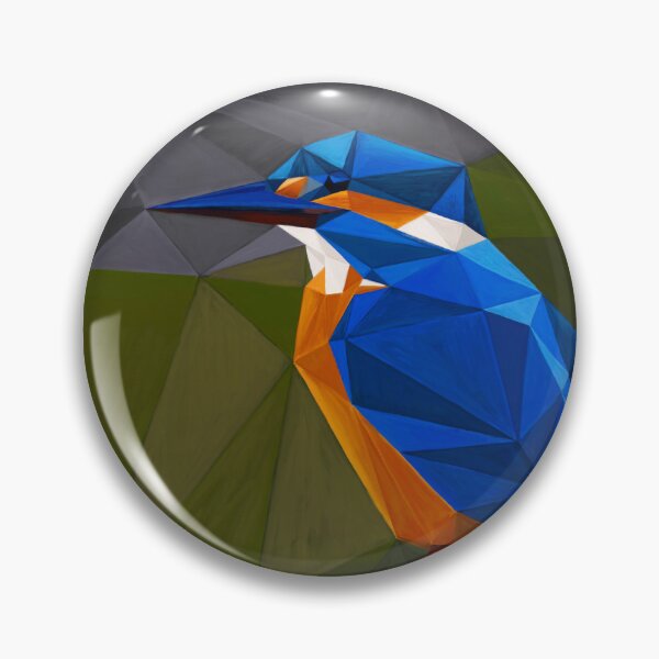 Item preview, Abstract Kingfisher Painting designed and sold by Stephen Willis.