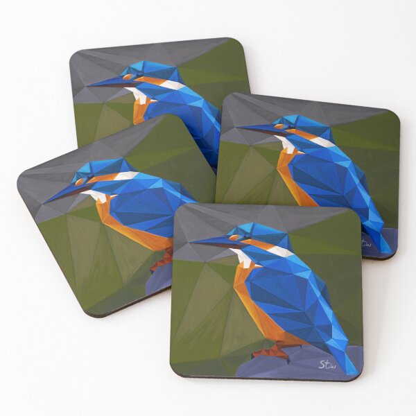 Item preview, Abstract Kingfisher Painting designed and sold by Stephen Willis.