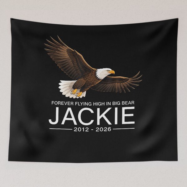 Item preview, Jackie Bald Eagle Memorial 2012 2026 Wildlife Remembrance designed and sold by HaytamShop.