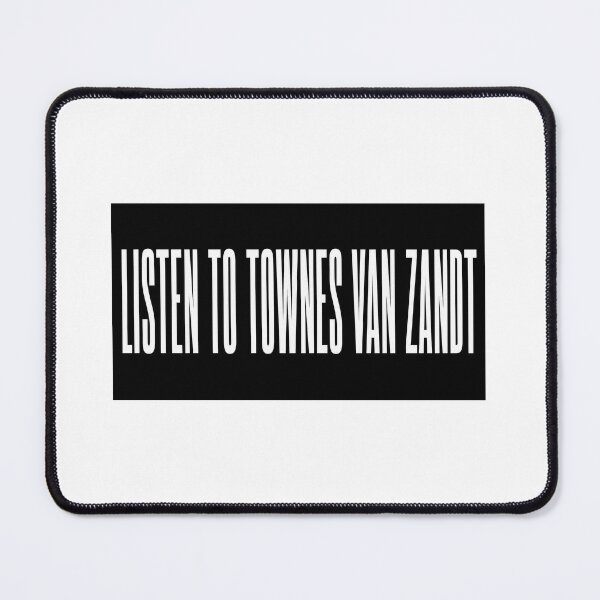 Item preview, Listen to Townes Van Zandt - typographic design (from Daily Ghost Graphics) designed and sold by DailyGhost.