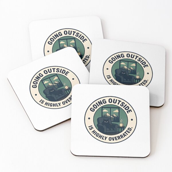 Item preview, Going Outside Is Highly Overrated Cat Lover Introvert Homebody Humor designed and sold by JonesFlora2025.