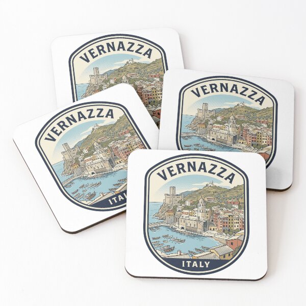 Item preview, Vernazza Italy Cinque Terre Vintage Travel Badge designed and sold by k3rstman1.