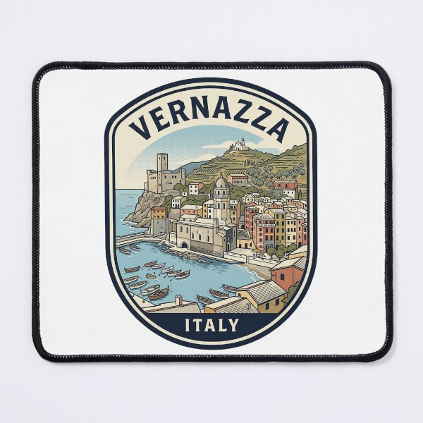 Item preview, Vernazza Italy Cinque Terre Vintage Travel Badge designed and sold by k3rstman1.