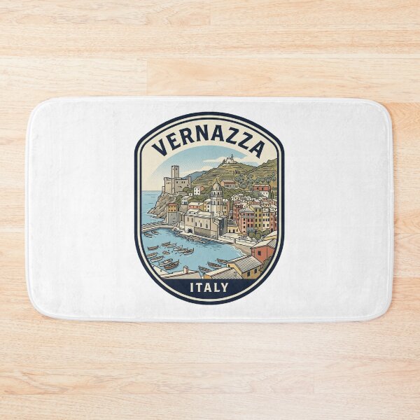Item preview, Vernazza Italy Cinque Terre Vintage Travel Badge designed and sold by k3rstman1.