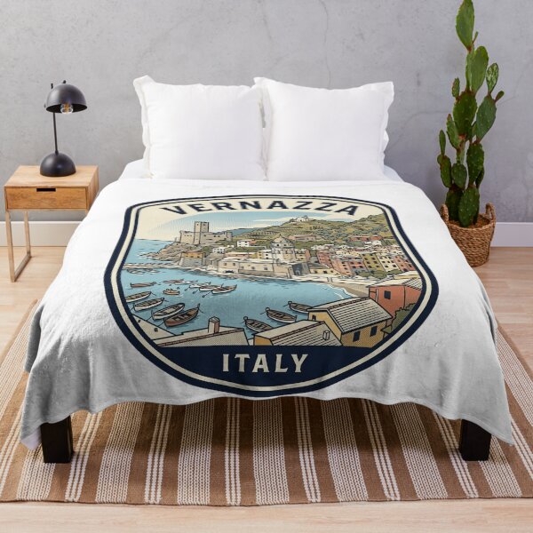 Item preview, Vernazza Italy Cinque Terre Vintage Travel Badge designed and sold by k3rstman1.
