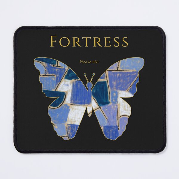 Item preview, Fortress – Psalm 46:1 | One Body Series | Christian Butterfly Art designed and sold by KittenAndCo.