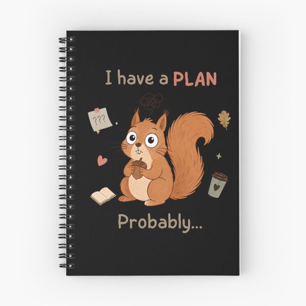 Item preview, I Have a Plan Probably Funny Back to School Squirrel designed and sold by T-version.