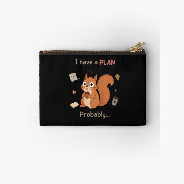 Item preview, I Have a Plan Probably Funny Back to School Squirrel designed and sold by T-version.