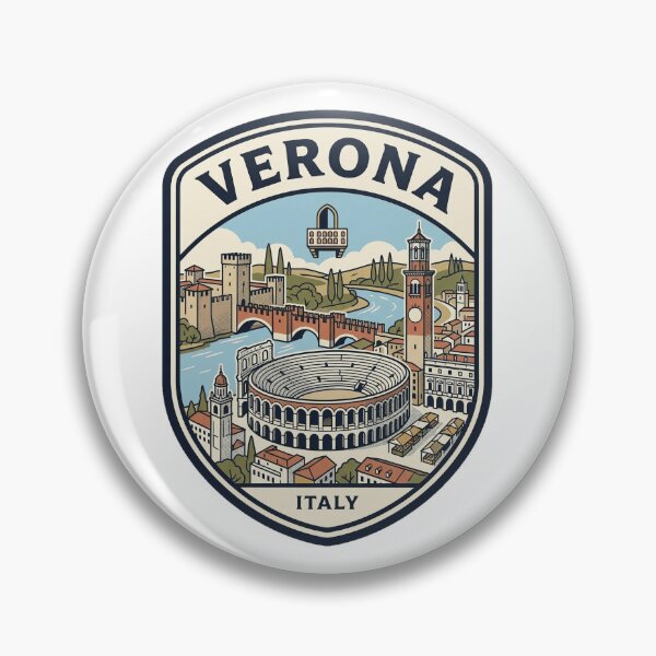 Item preview, Verona Italy Vintage Travel Emblem designed and sold by k3rstman1.