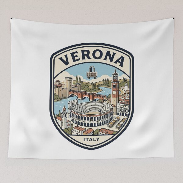 Item preview, Verona Italy Vintage Travel Emblem designed and sold by k3rstman1.