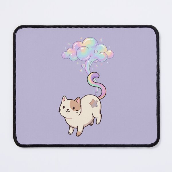 Item preview, Cute Pastel Magic Cloud Cat Iridescent Sparkles designed and sold by Amir Faysal.