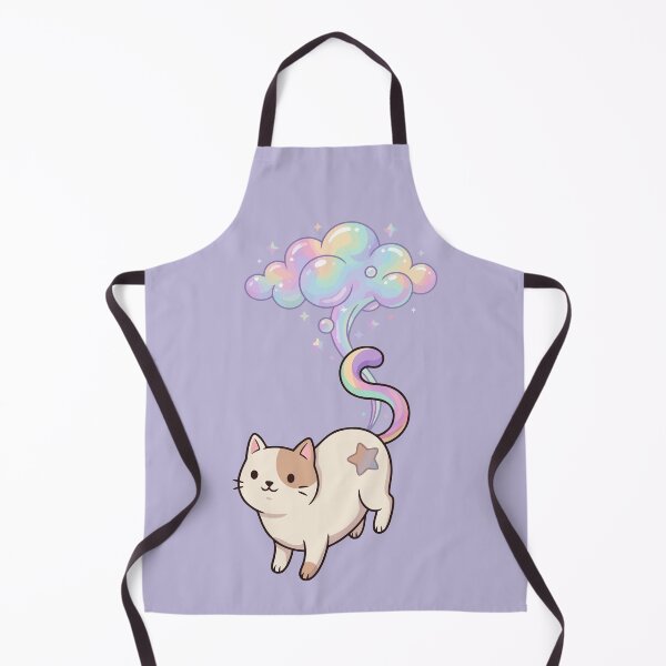 Item preview, Cute Pastel Magic Cloud Cat Iridescent Sparkles designed and sold by Amir Faysal.