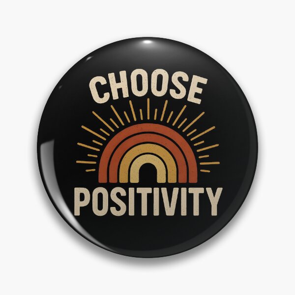 Item preview, Choose Positivity Retro Rainbow Inspirational Quote Positive Thinking designed and sold by Photo-Sphere101.