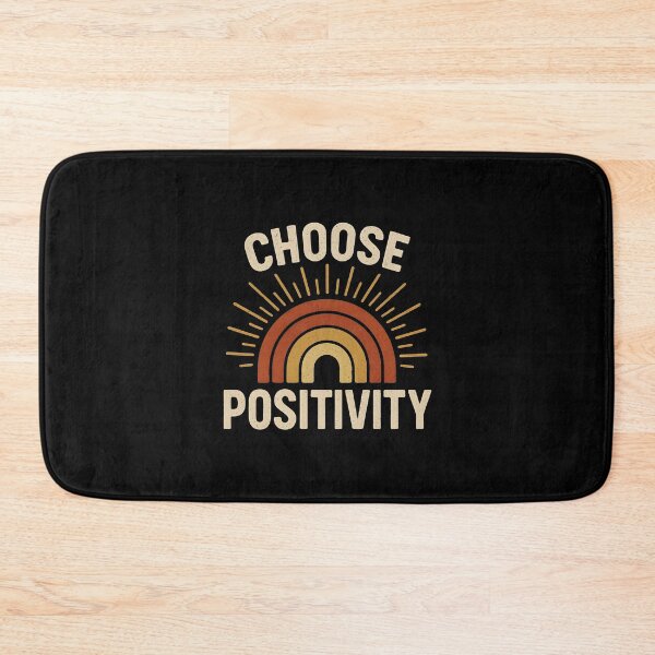 Item preview, Choose Positivity Retro Rainbow Inspirational Quote Positive Thinking designed and sold by Photo-Sphere101.