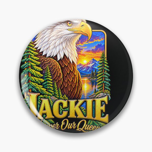 Item preview, Jackie Forever Our Queen Bald Eagle Memorial Tribute designed and sold by HaytamShop.