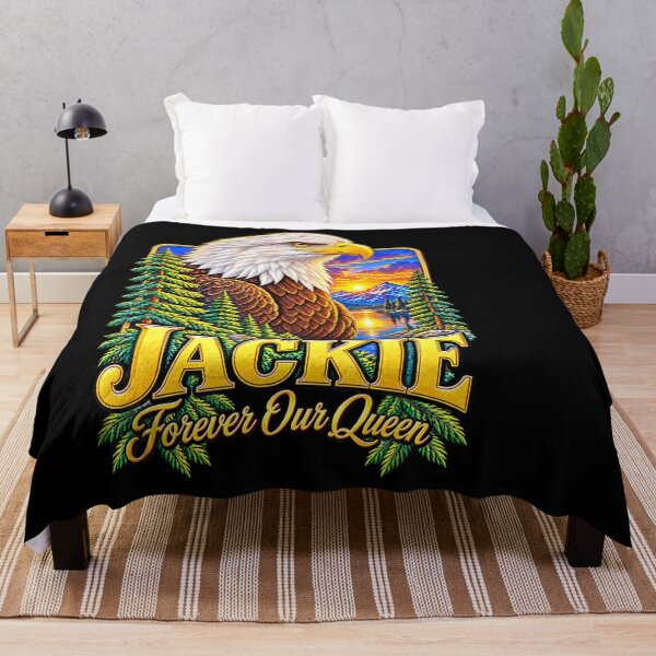 Item preview, Jackie Forever Our Queen Bald Eagle Memorial Tribute designed and sold by HaytamShop.
