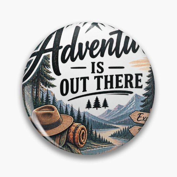 Item preview, Adventure Is Out There Hiking Mountains designed and sold by JANAWIYSTUDIO.