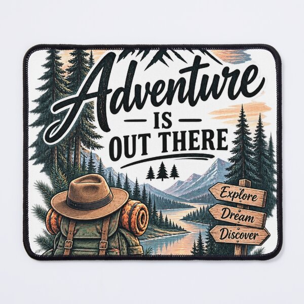 Item preview, Adventure Is Out There Hiking Mountains designed and sold by JANAWIYSTUDIO.