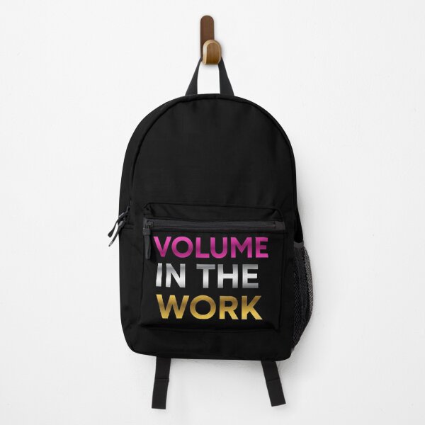 Item preview, Volume In The Work - Hard Work Hustle Quote designed and sold by Dzblack.