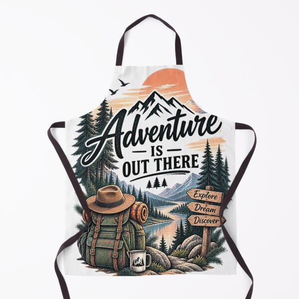Item preview, Adventure Is Out There Hiking Mountains designed and sold by JANAWIYSTUDIO.