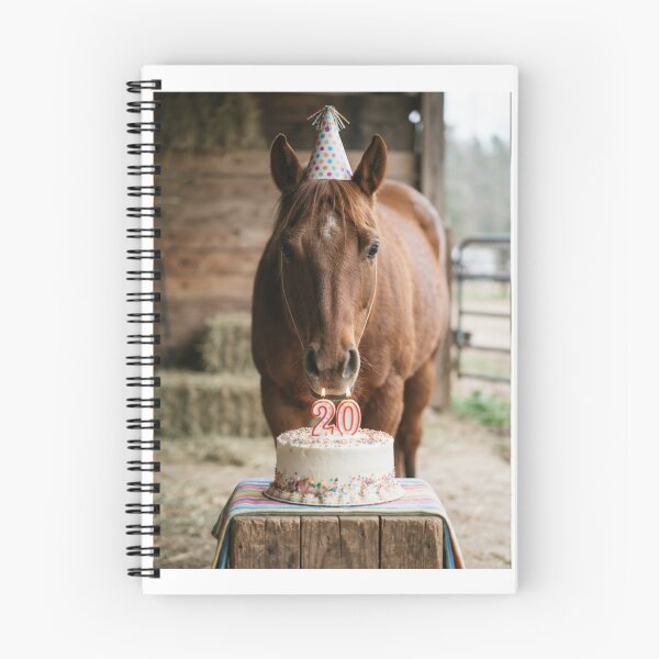 Item preview, Horse 20th birthday cute adorable cake party baby kawaii designed and sold by CheeseBlueprint.