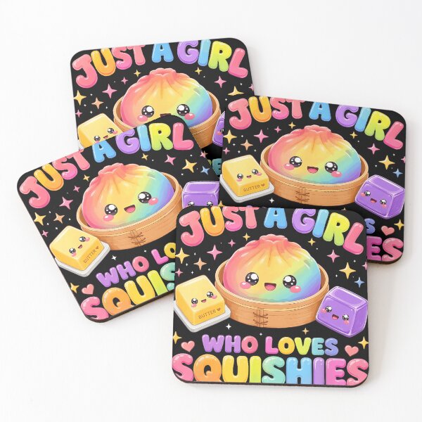 Item preview, Just A Girl Who Loves Squishies Cute Collectible Humor designed and sold by MOHAMED AKKAR.