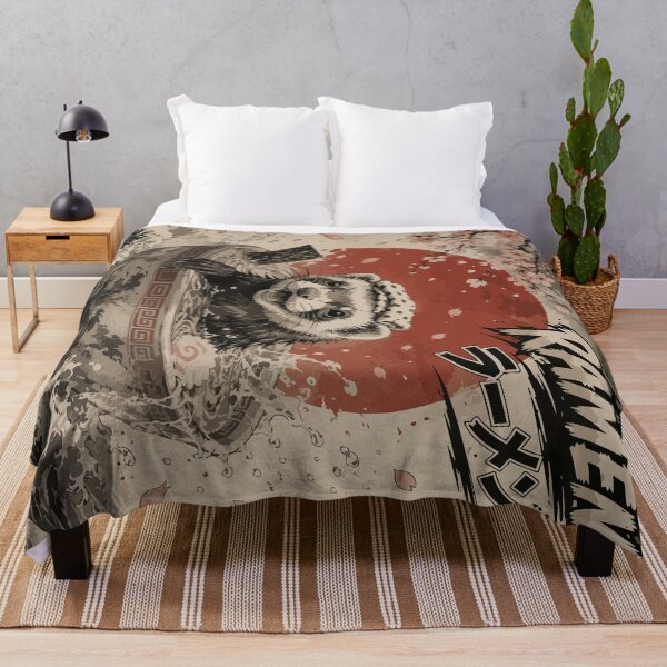 Item preview, Ferret Bath Ramen Sumie Japanese Vintage designed and sold by TomFrontierArt.