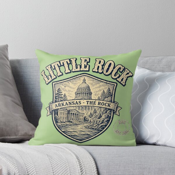 Item preview, Little Rock Arkansas The Rock Vintage Shield designed and sold by Normandy Road Heritage.