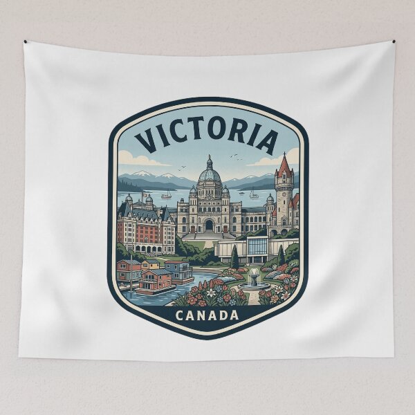 Item preview, Victoria Canada Vintage Travel Badge designed and sold by k3rstman1.