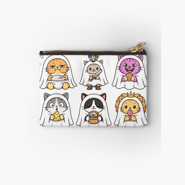 Item preview, Ghostly Cats Halloween Set - Six Kawaii Ghost Costume Cats Trick or Treat Funny Collection designed and sold by Ghostlycats2026.