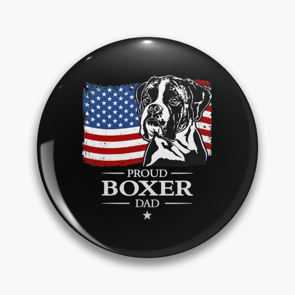 Item preview, Proud Boxer Dad American Flag Dog Lover Gift designed and sold by GiaoCalonas.