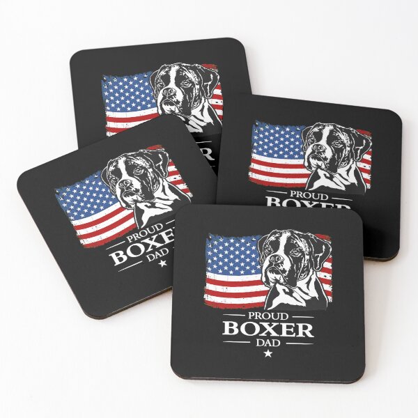 Item preview, Proud Boxer Dad American Flag Dog Lover Gift designed and sold by GiaoCalonas.