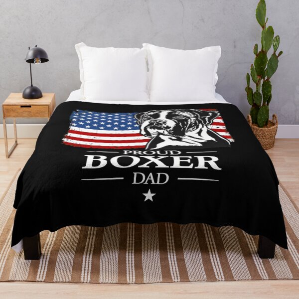 Item preview, Proud Boxer Dad American Flag Dog Lover Gift designed and sold by GiaoCalonas.