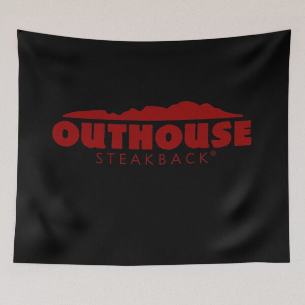 Item preview, outhouse steakback designed and sold by NoThoughtsCat.
