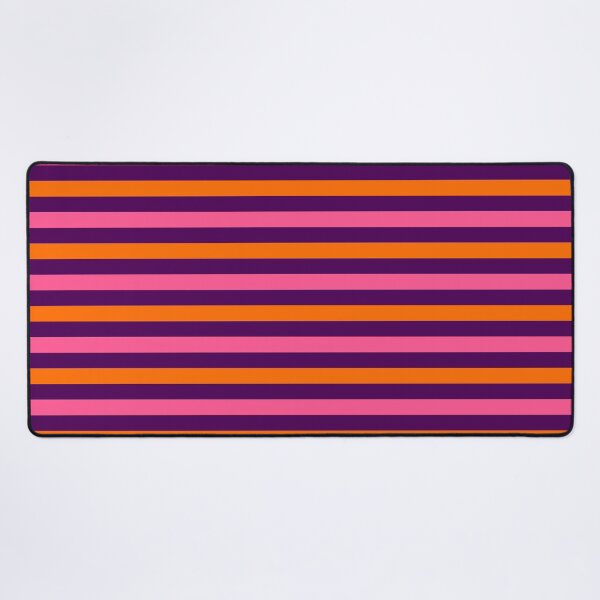 Item preview, Orange And Pink Stripes Design Purple  designed and sold by PatternTitan.