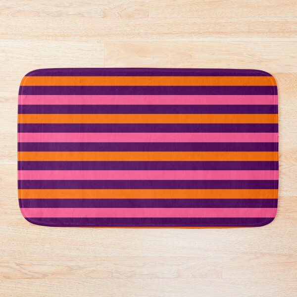 Item preview, Orange And Pink Stripes Design Purple  designed and sold by PatternTitan.