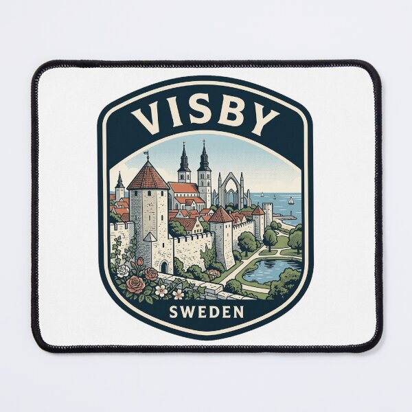 Item preview, Visby Sweden Medieval City Gotland Travel Badge designed and sold by k3rstman1.