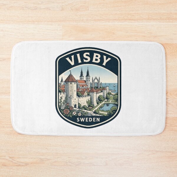 Item preview, Visby Sweden Medieval City Gotland Travel Badge designed and sold by k3rstman1.