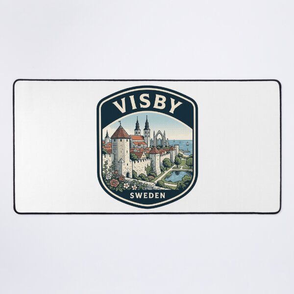 Item preview, Visby Sweden Medieval City Gotland Travel Badge designed and sold by k3rstman1.