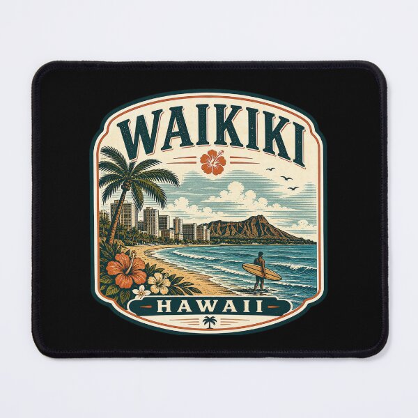 Item preview, Waikiki - Hawaii designed and sold by GoodOldVintage.