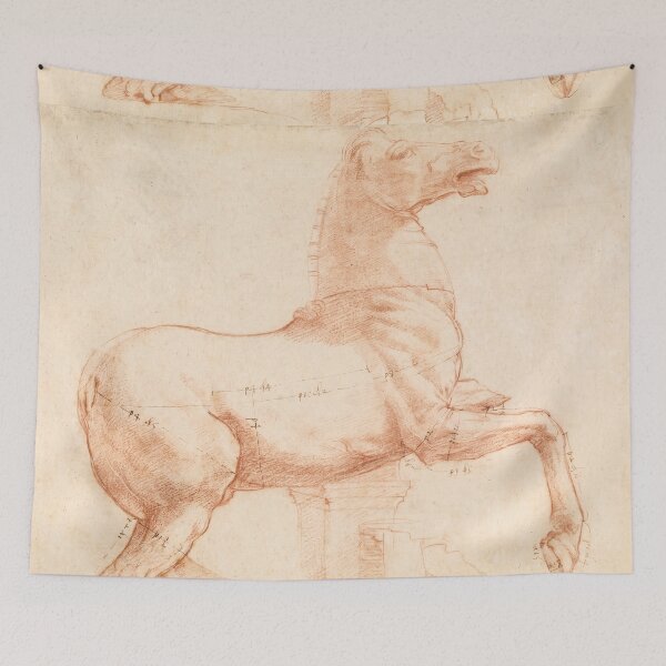 Item preview, Red Chalk Horse Anatomy Study designed and sold by artofuniverse.